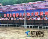 8350噸鐵路連續(xù)梁完美空中轉體